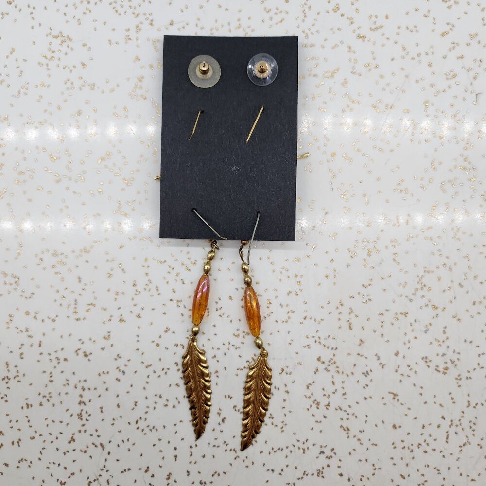 BFD Fashion Dangle & Rhinestone Earring Set - Picture 4 of 5